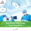 DHA Biomedical Technology Exam Questions
