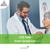DHA CSS Aide Exam Questions