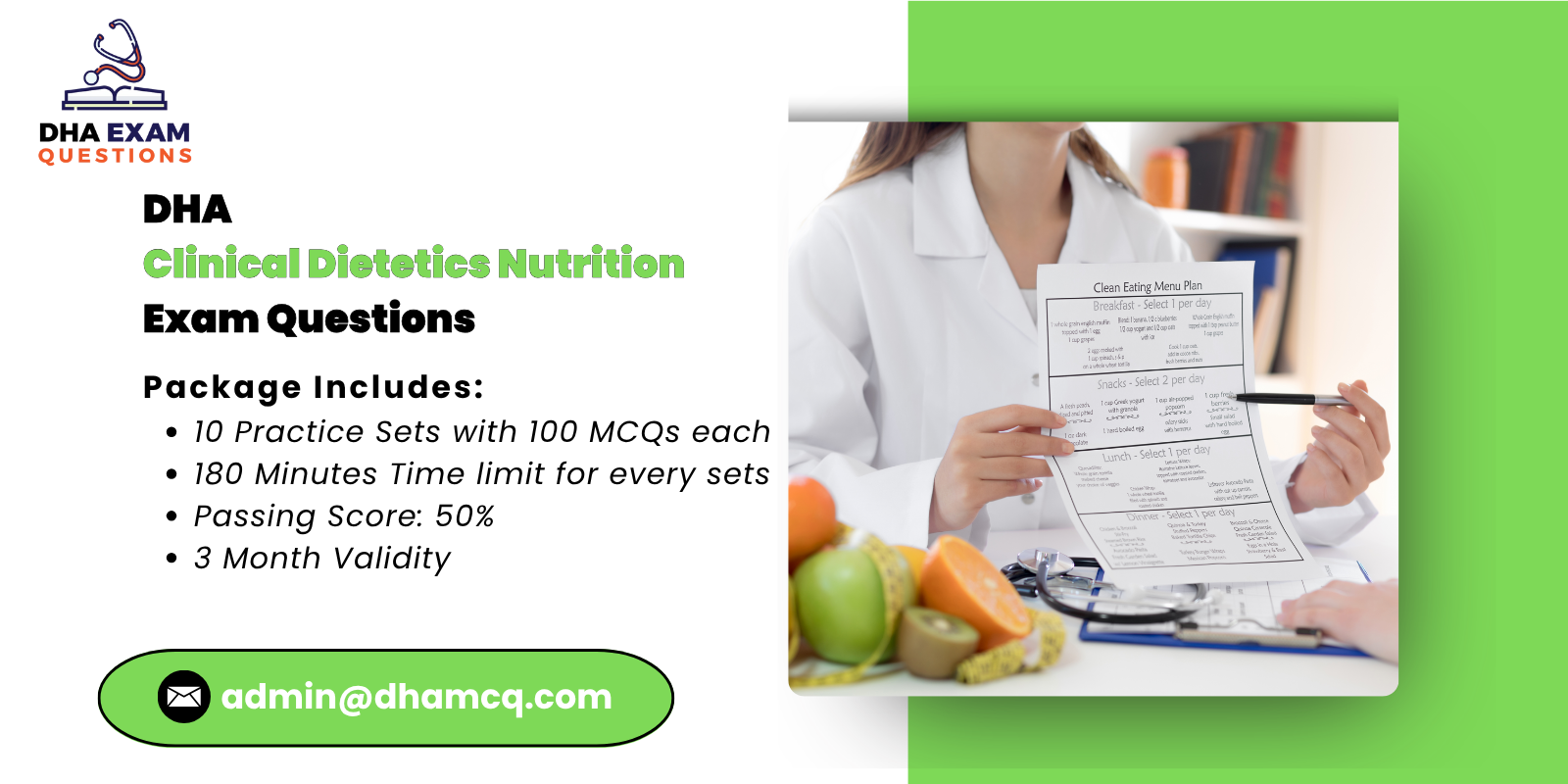 DHA clinical dietetics nutrition Exam Questions