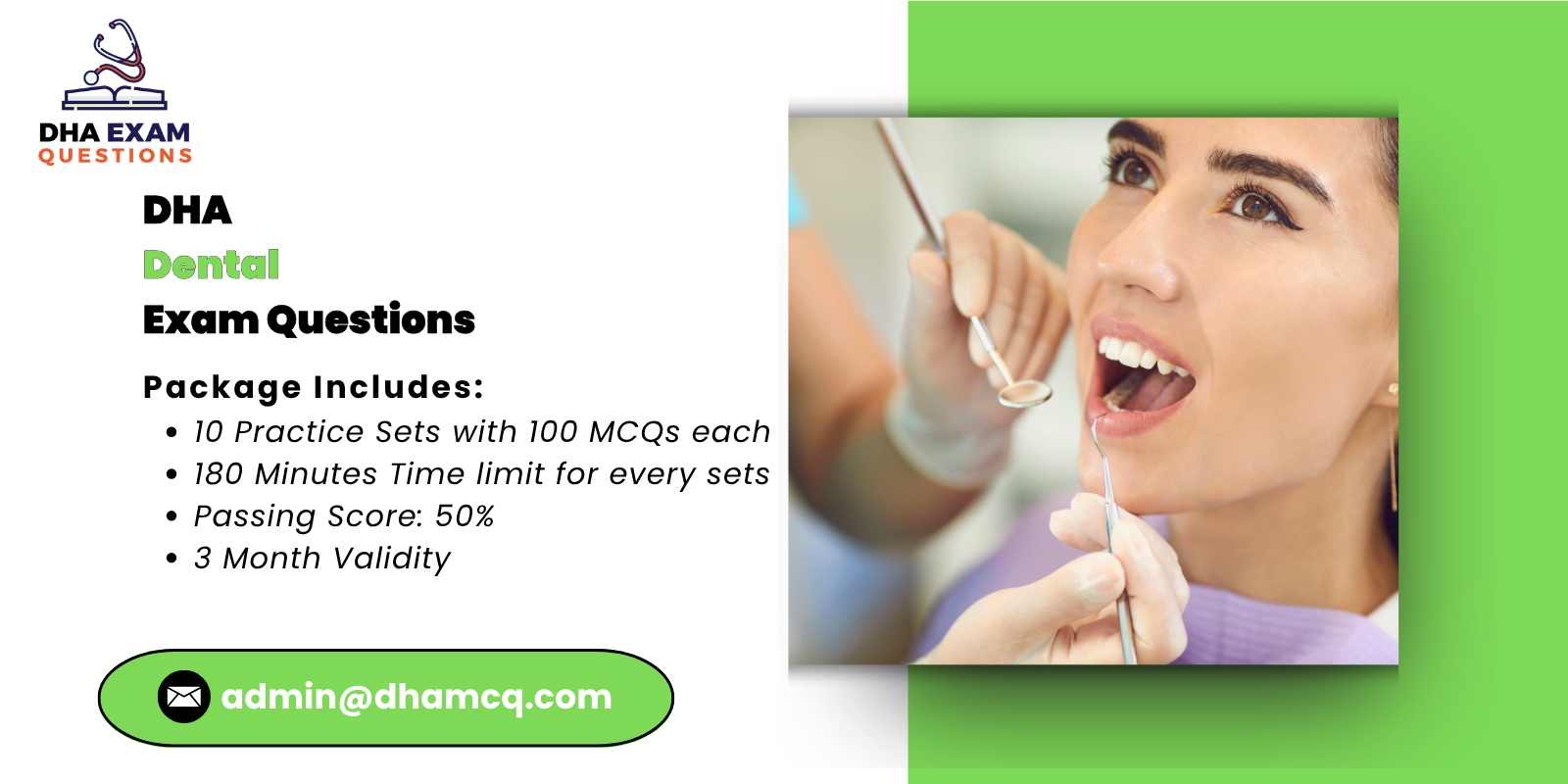 DHA Dental Exam Questions