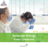 DHA Molecular Biology Exam Questions