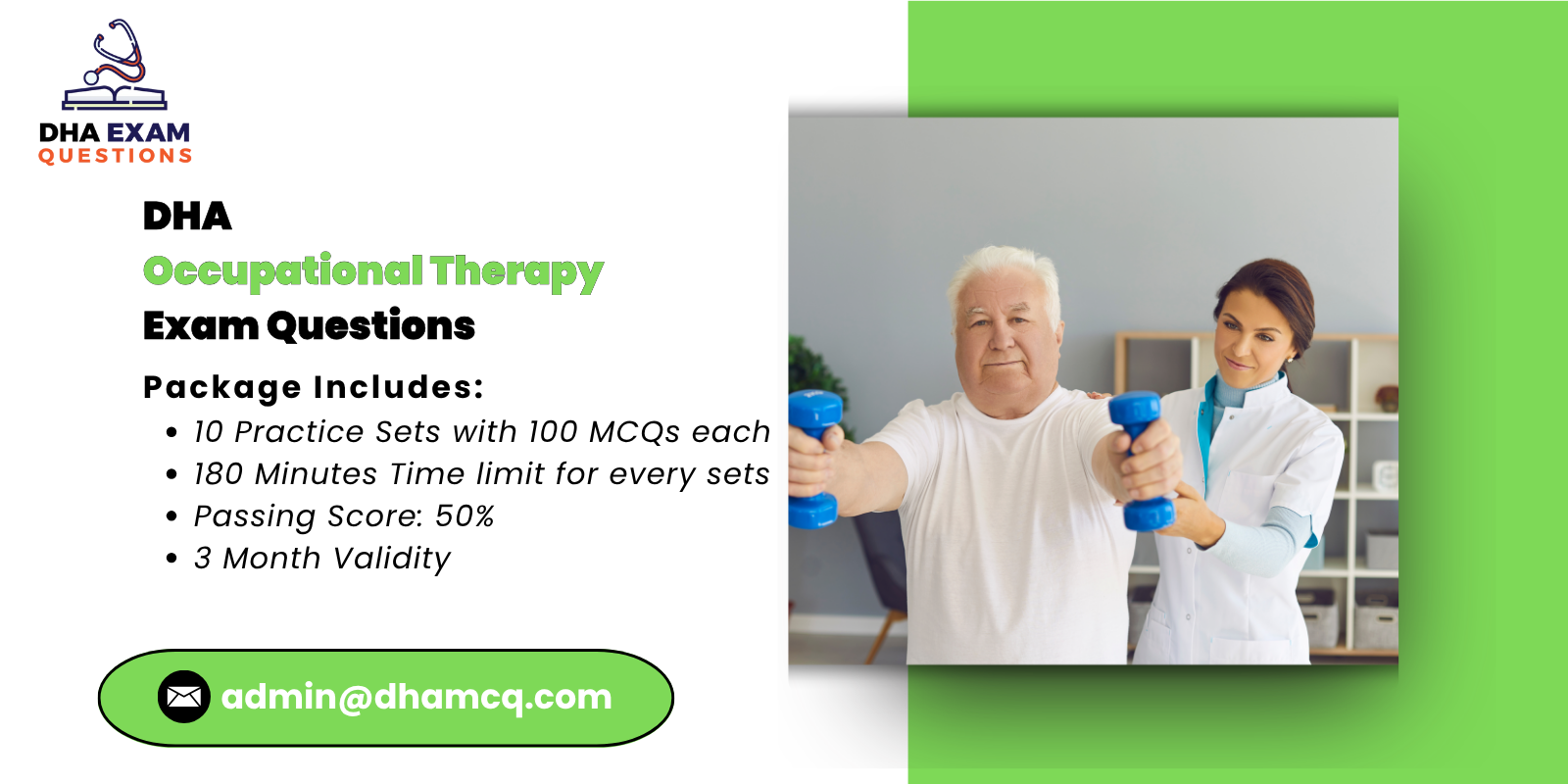 DHA Occupational Therapy Exam Questions