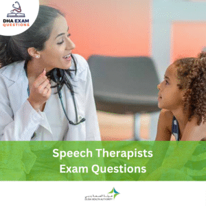 DHA Speech Therapist Exam Questions