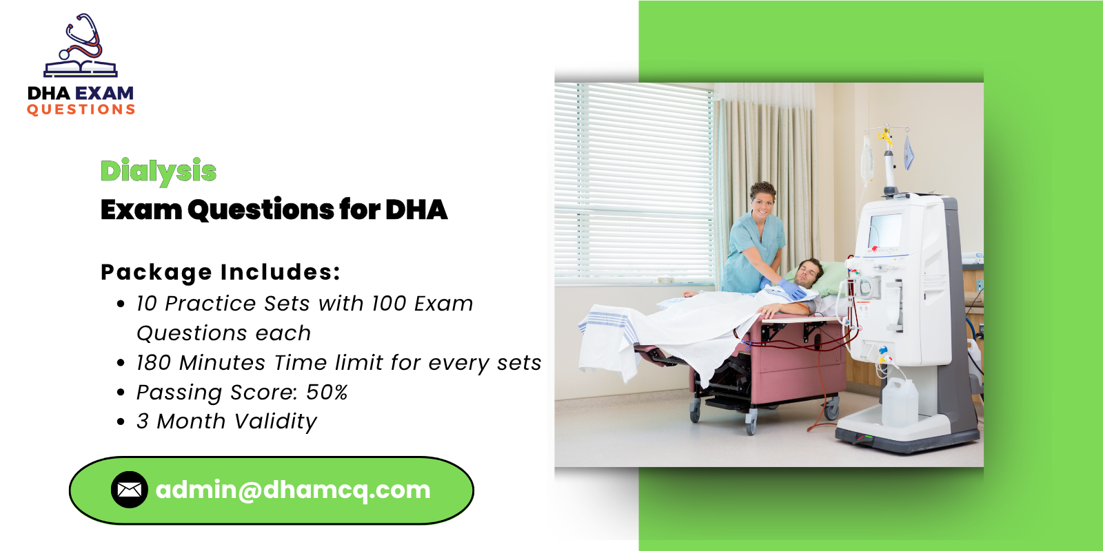 dialysis Exam Questions for DHA