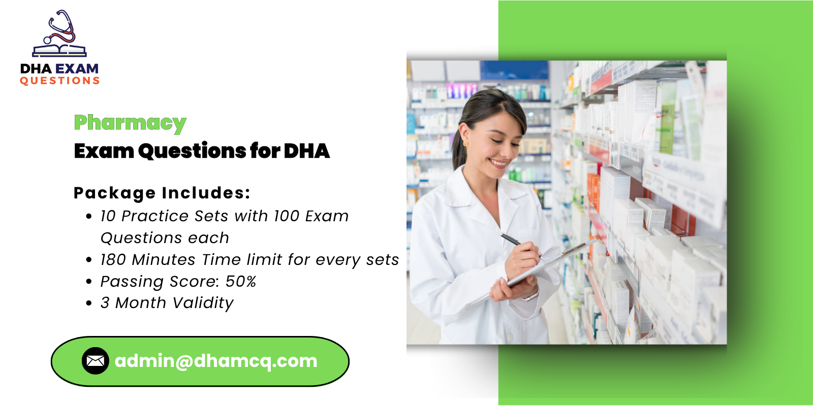 pharmacy Exam Questions for DHA