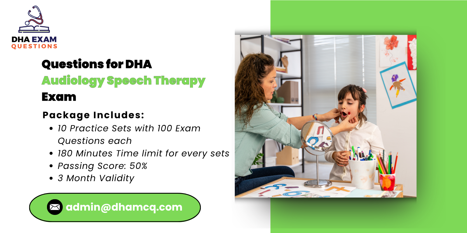 Questions for DHA Audiology & Speech Therapy Exam