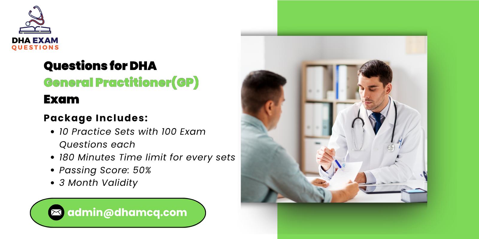 Questions for DHA general practitioner gp