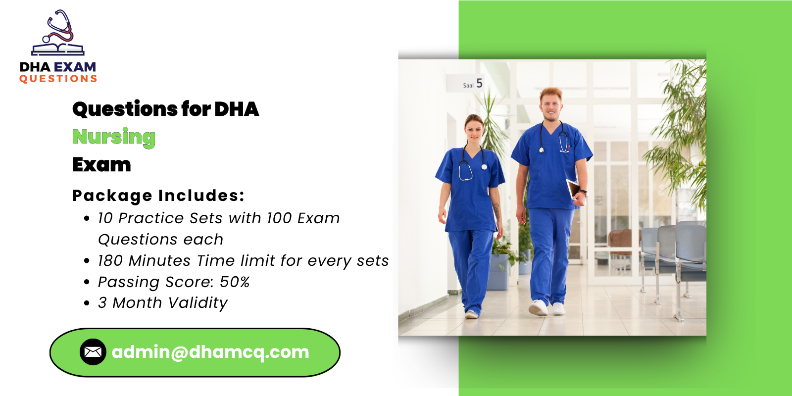 Exam Questions for DHA nursing