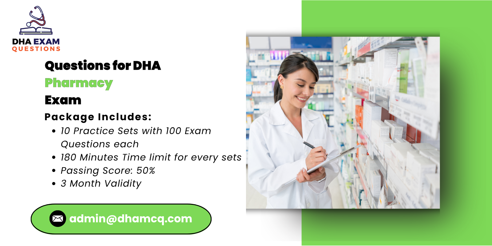 Questions for DHA Pharmacy Exam