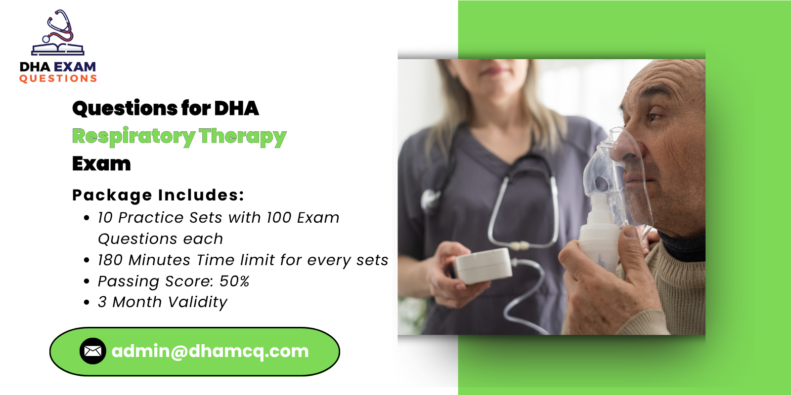 Exam Questions for DHA respiratory therapy
