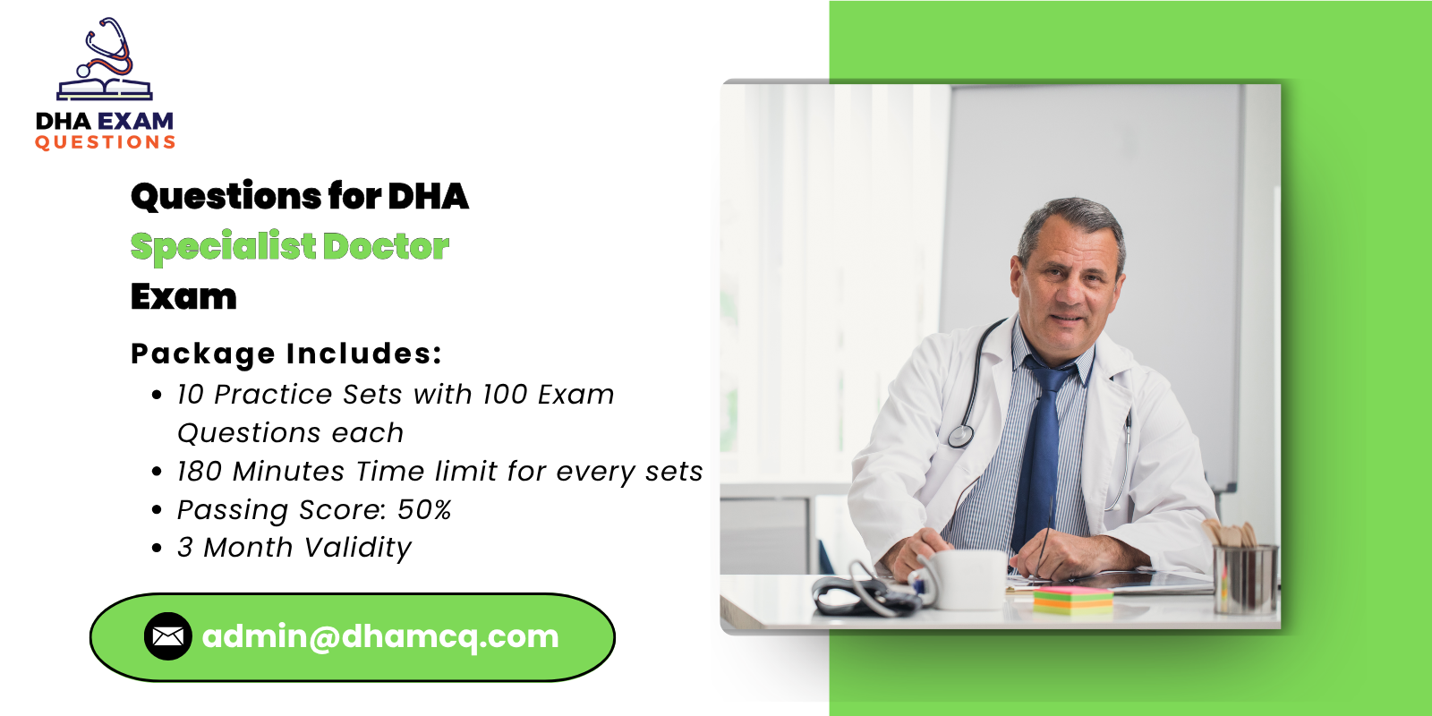 Questions for DHA specialist doctor
