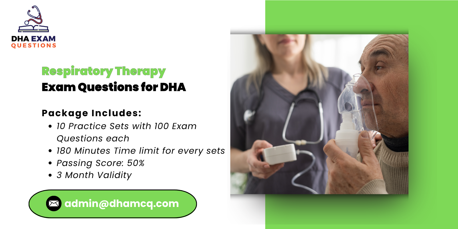 respiratory therapy Exam Questions for DHA
