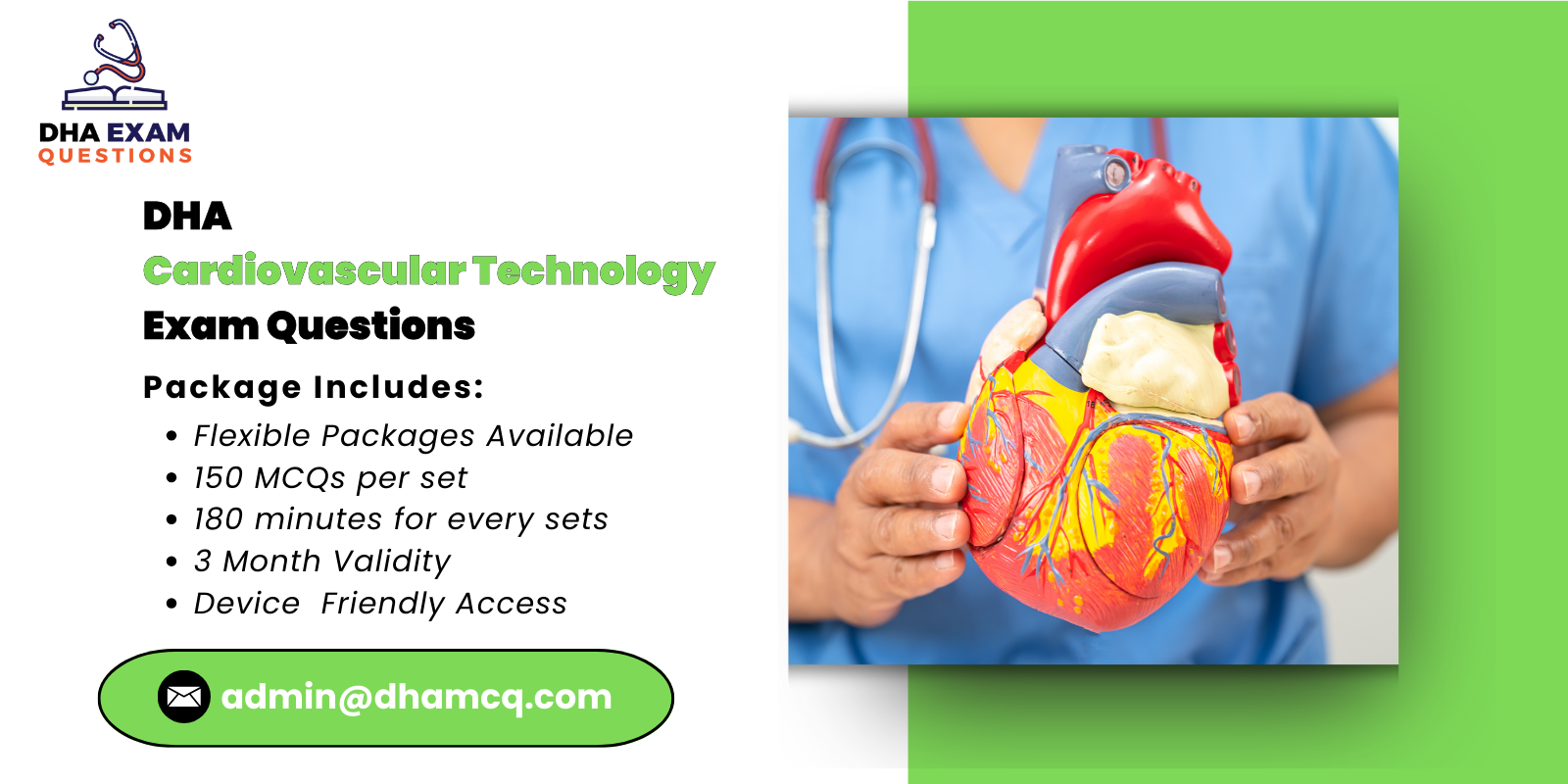 DHA Cardiovascular Technology Exam Questions