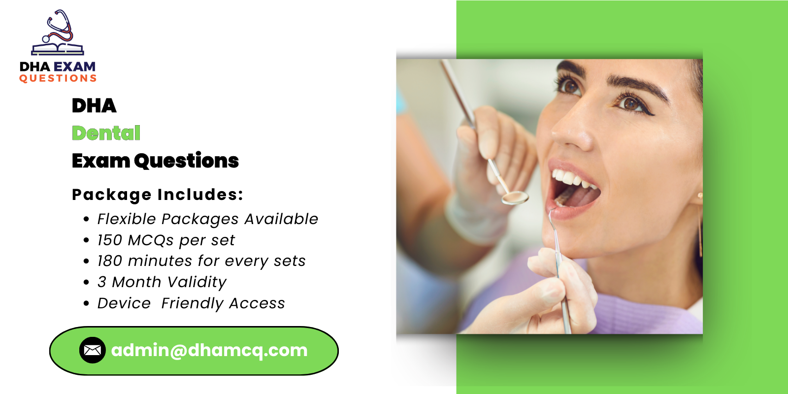 DHA Dental Exam Questions