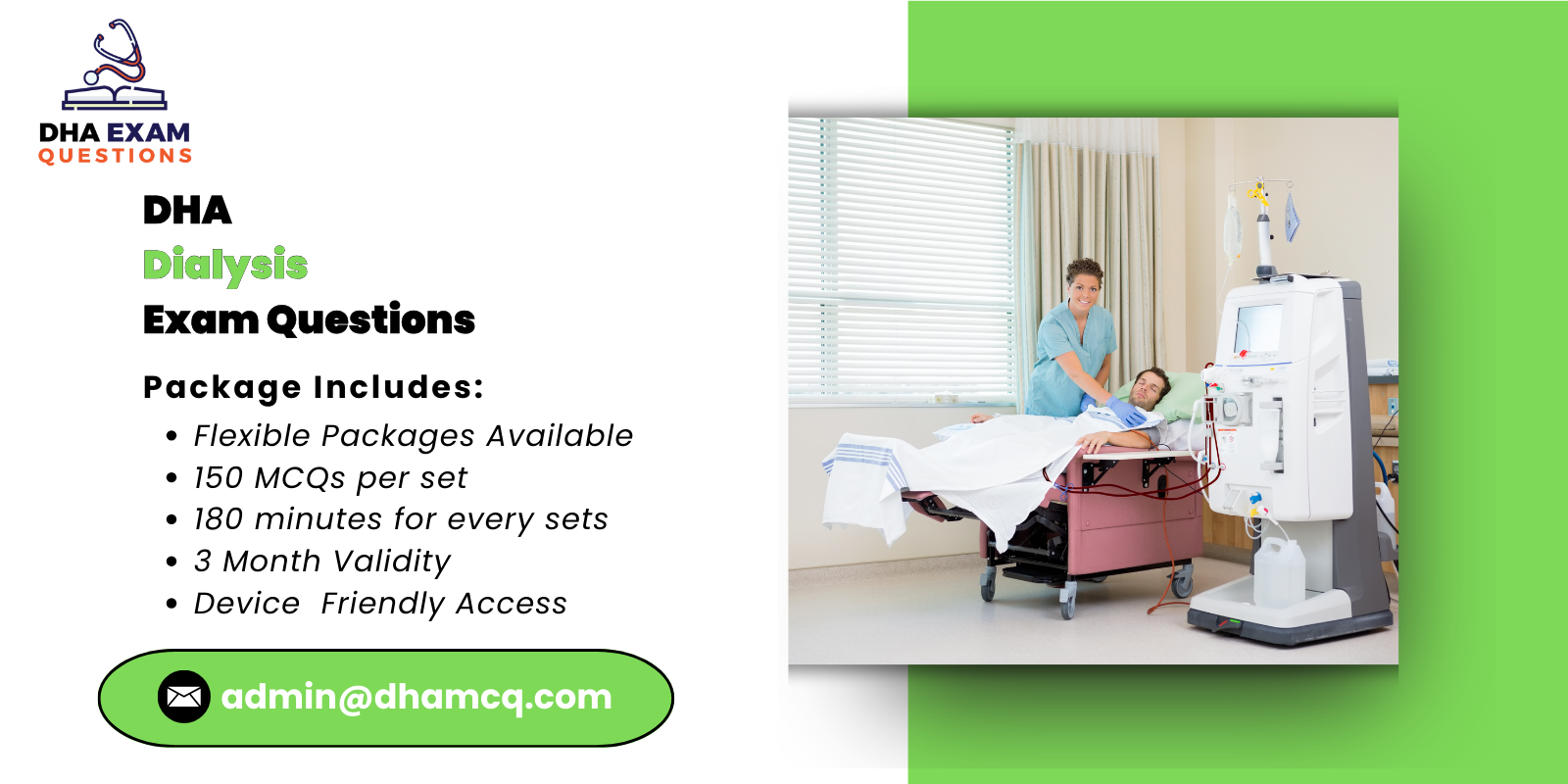 DHA Dialysis Exam Questions