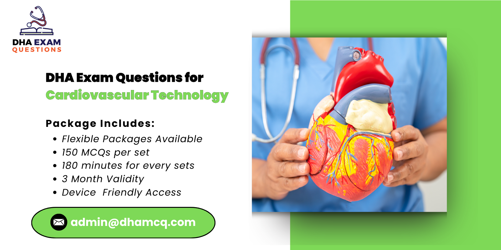 DHA Exam Questions for Cardiovascular Technology