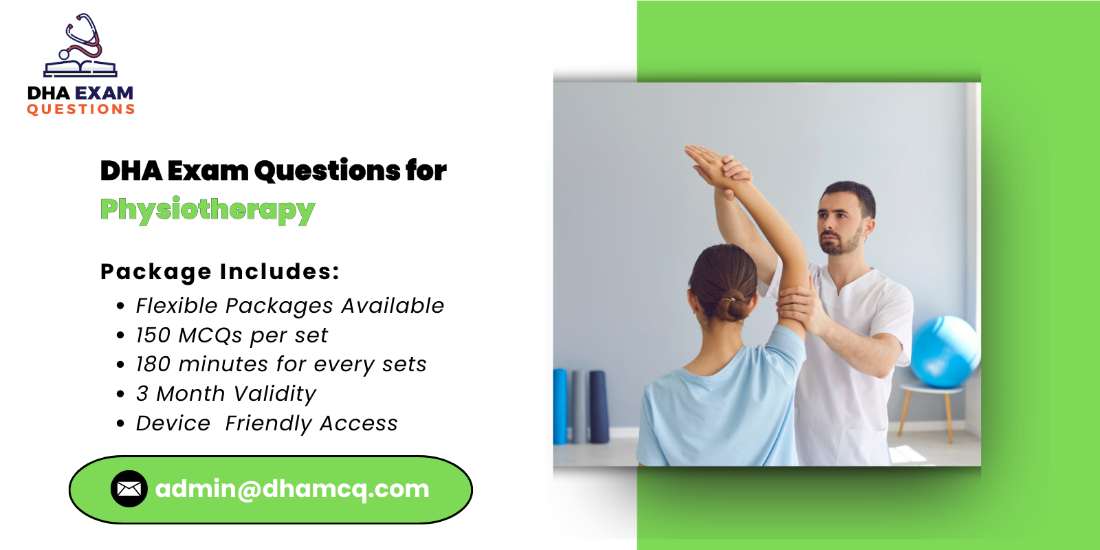 DHA Exam Questions for Physiotherapy