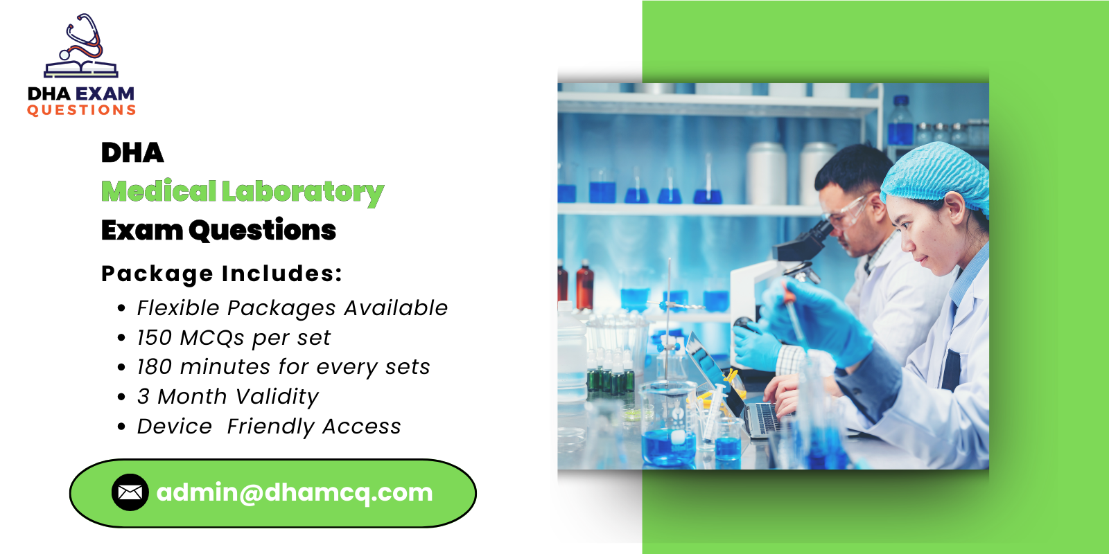 DHA Medical Laboratory Exam Questions