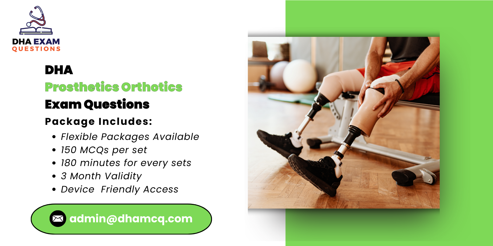DHA Prosthetics Orthotics Exam Questions