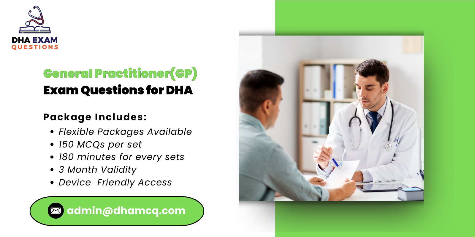 General Practitioner(GP) Exam Questions for DHA