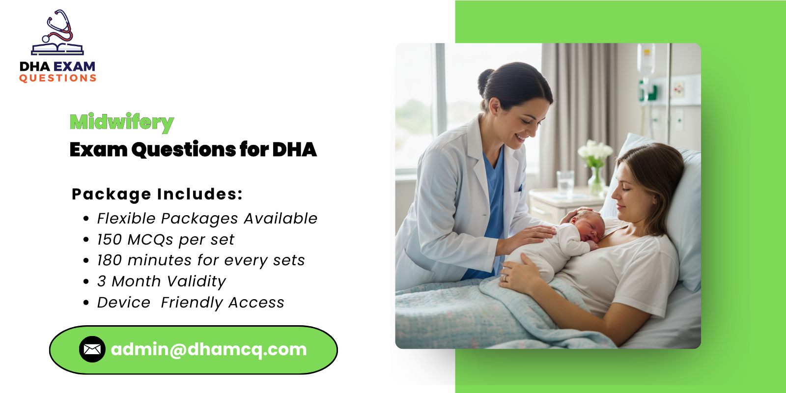 Midwifery Exam Questions for DHA