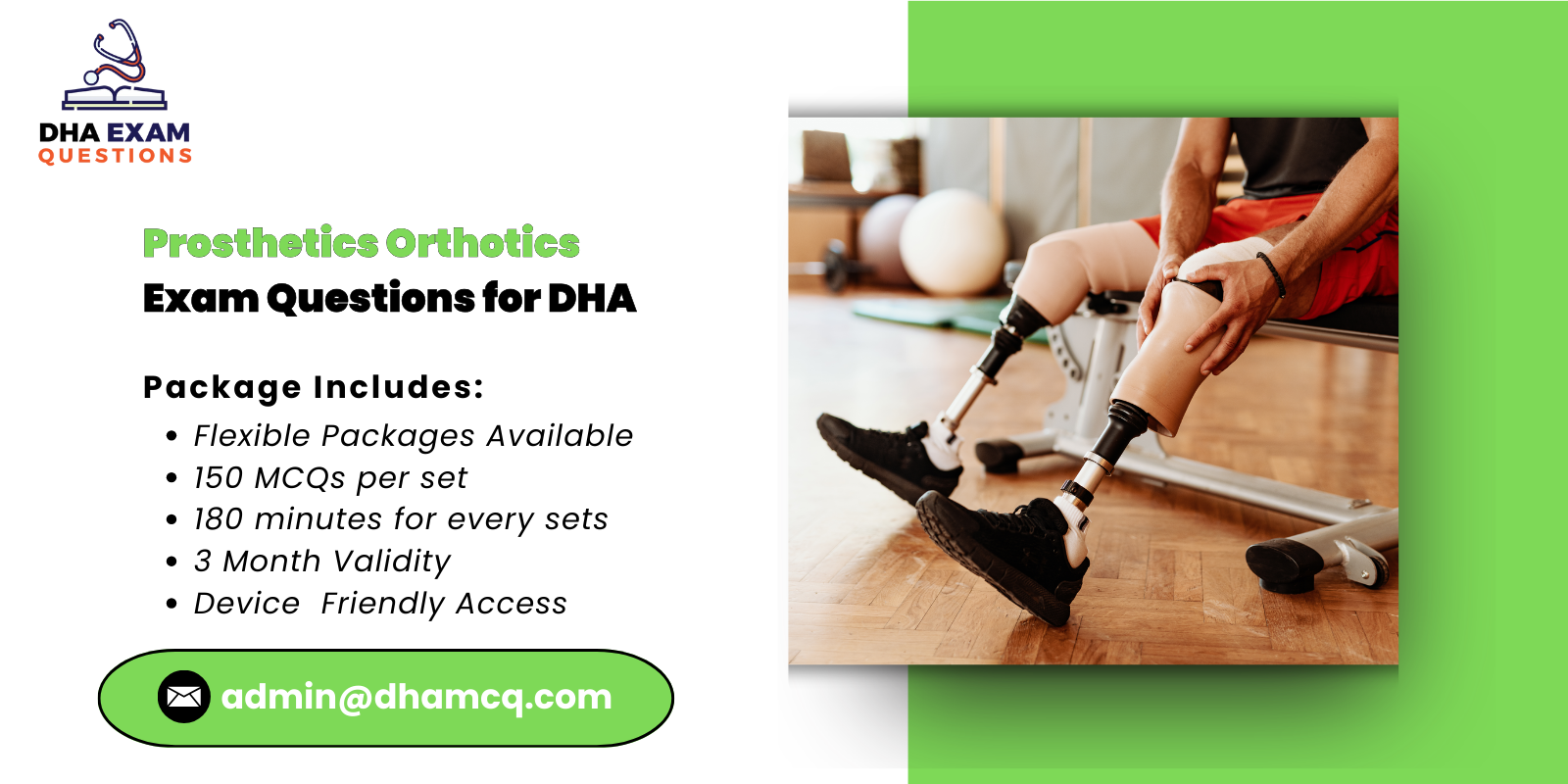 Prosthetics Orthotics Exam Questions for DHA