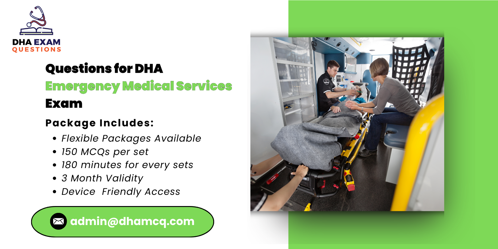 Questions for DHA Emergency Medical Services Exam