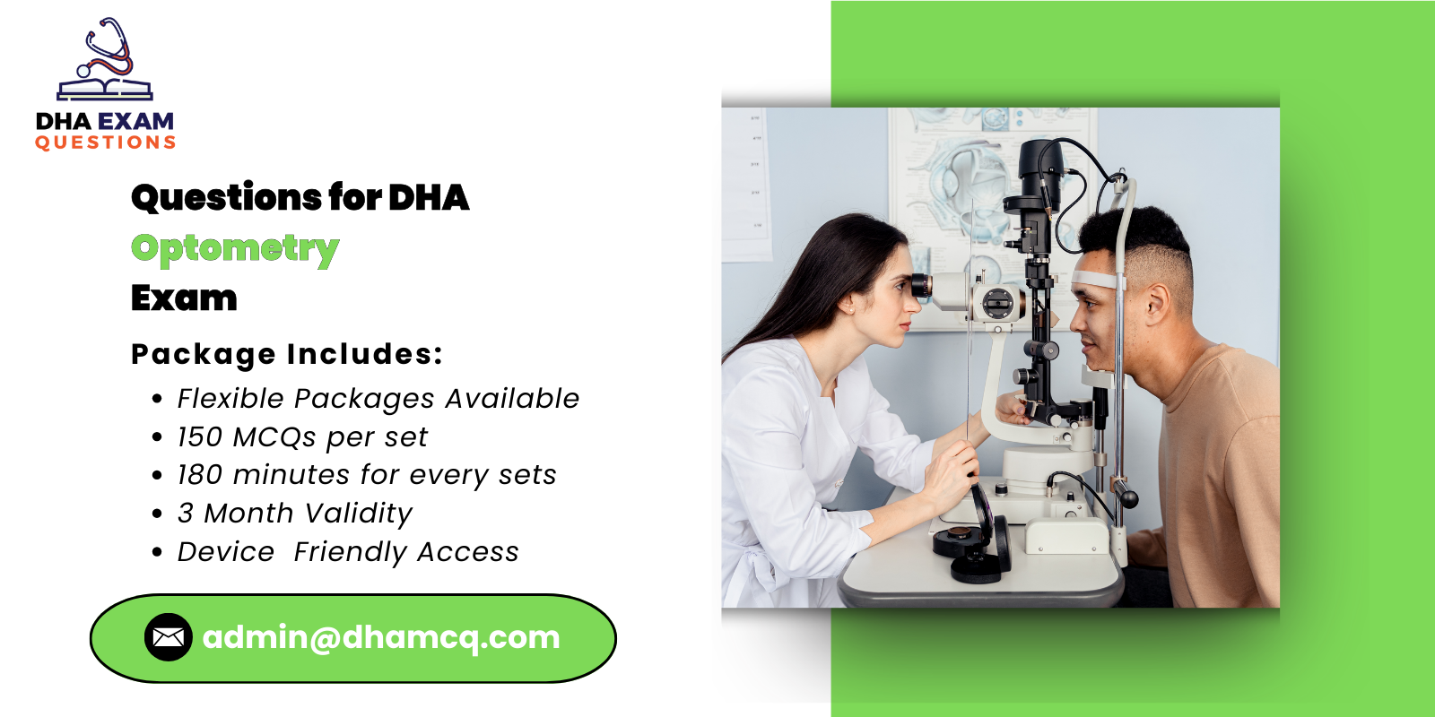Questions for DHA Optometry Exam