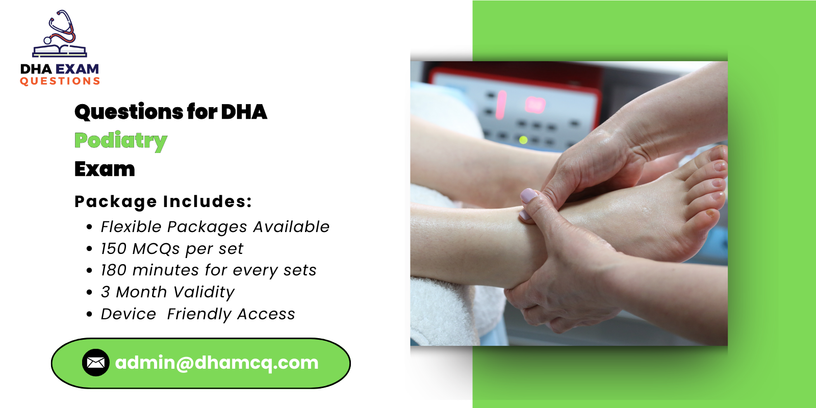 Questions for DHA Podiatry Exam