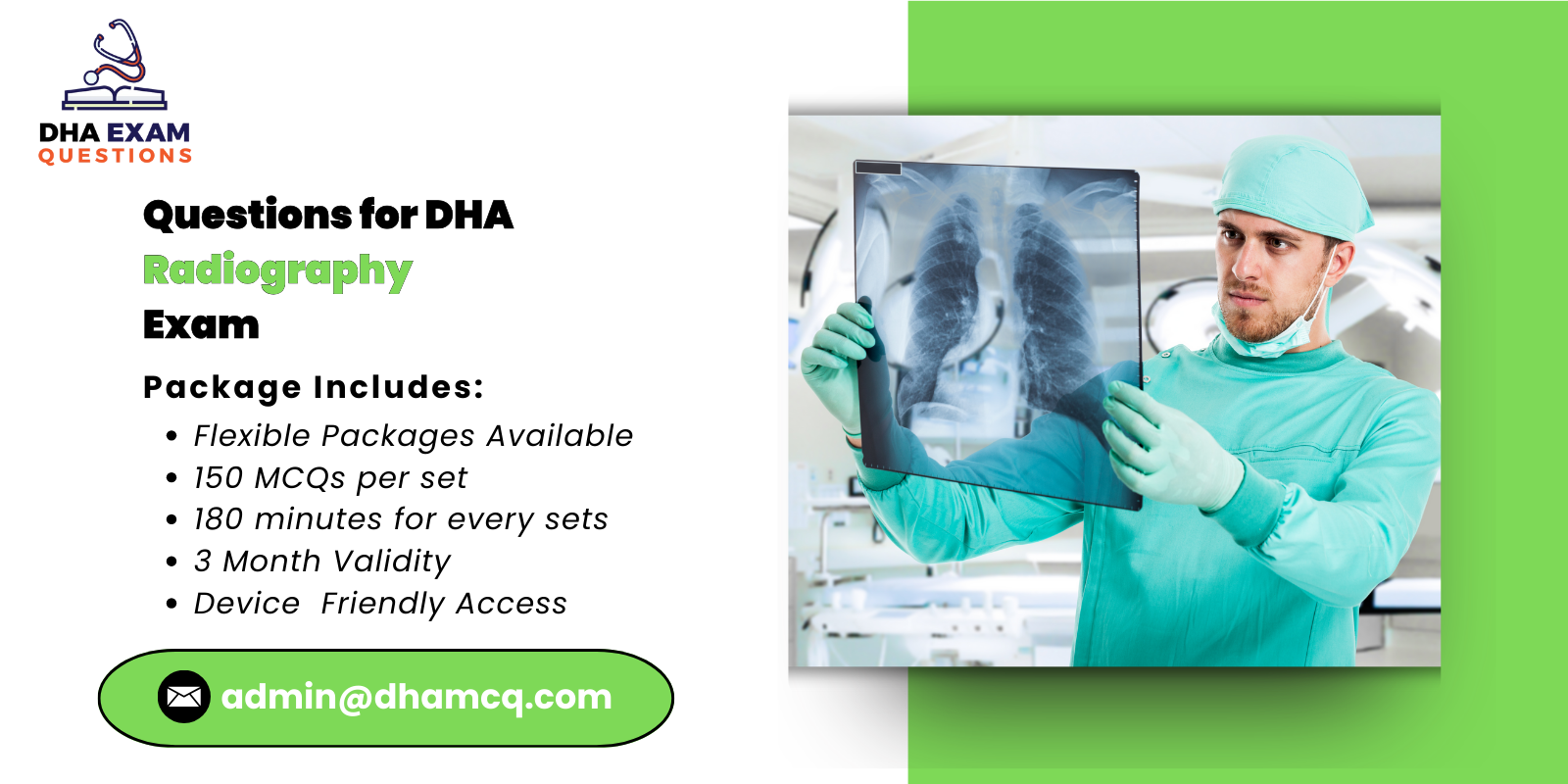 Questions for DHA Radiography Exam