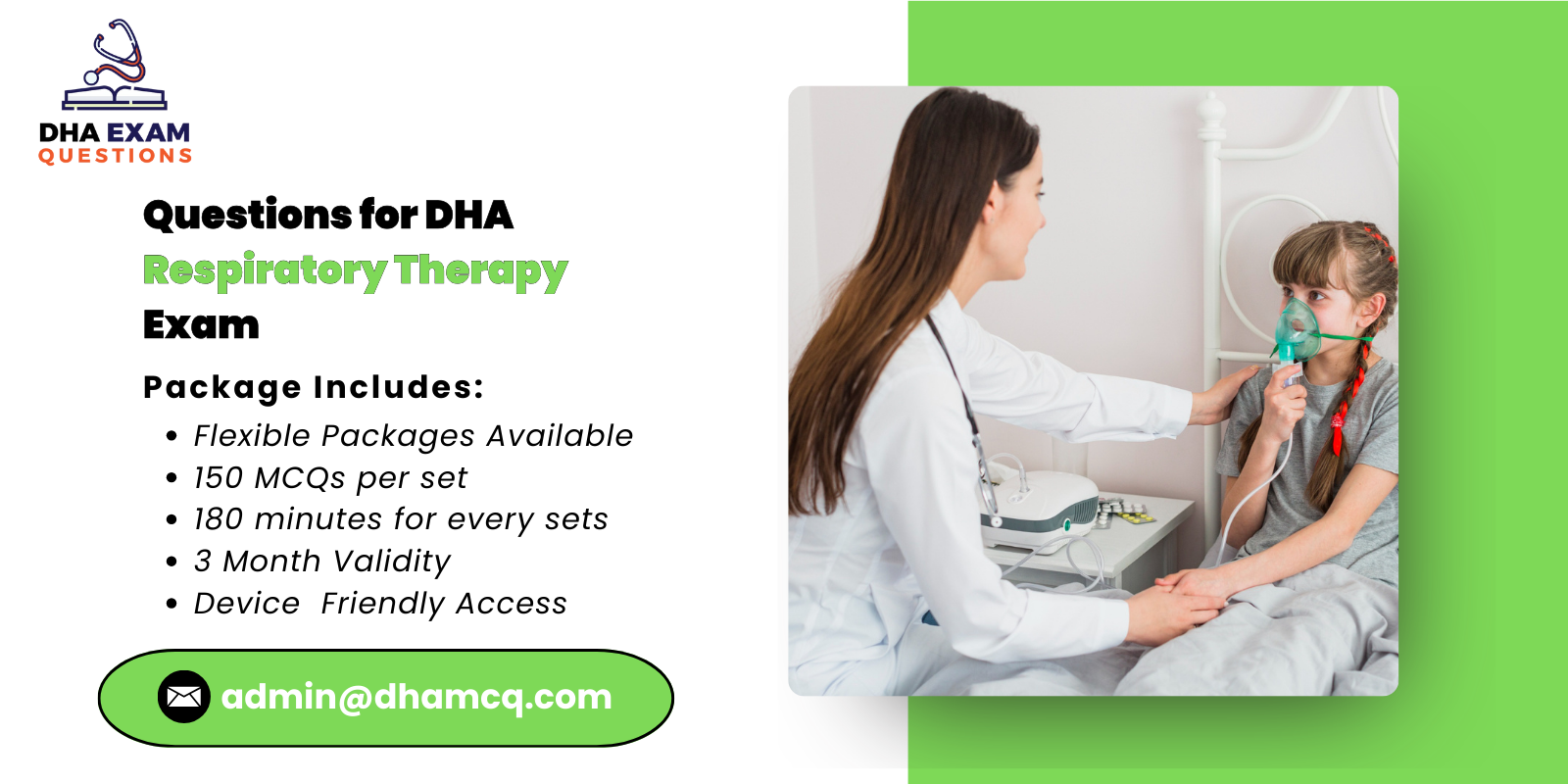 Questions for DHA Respiratory Therapy Exam