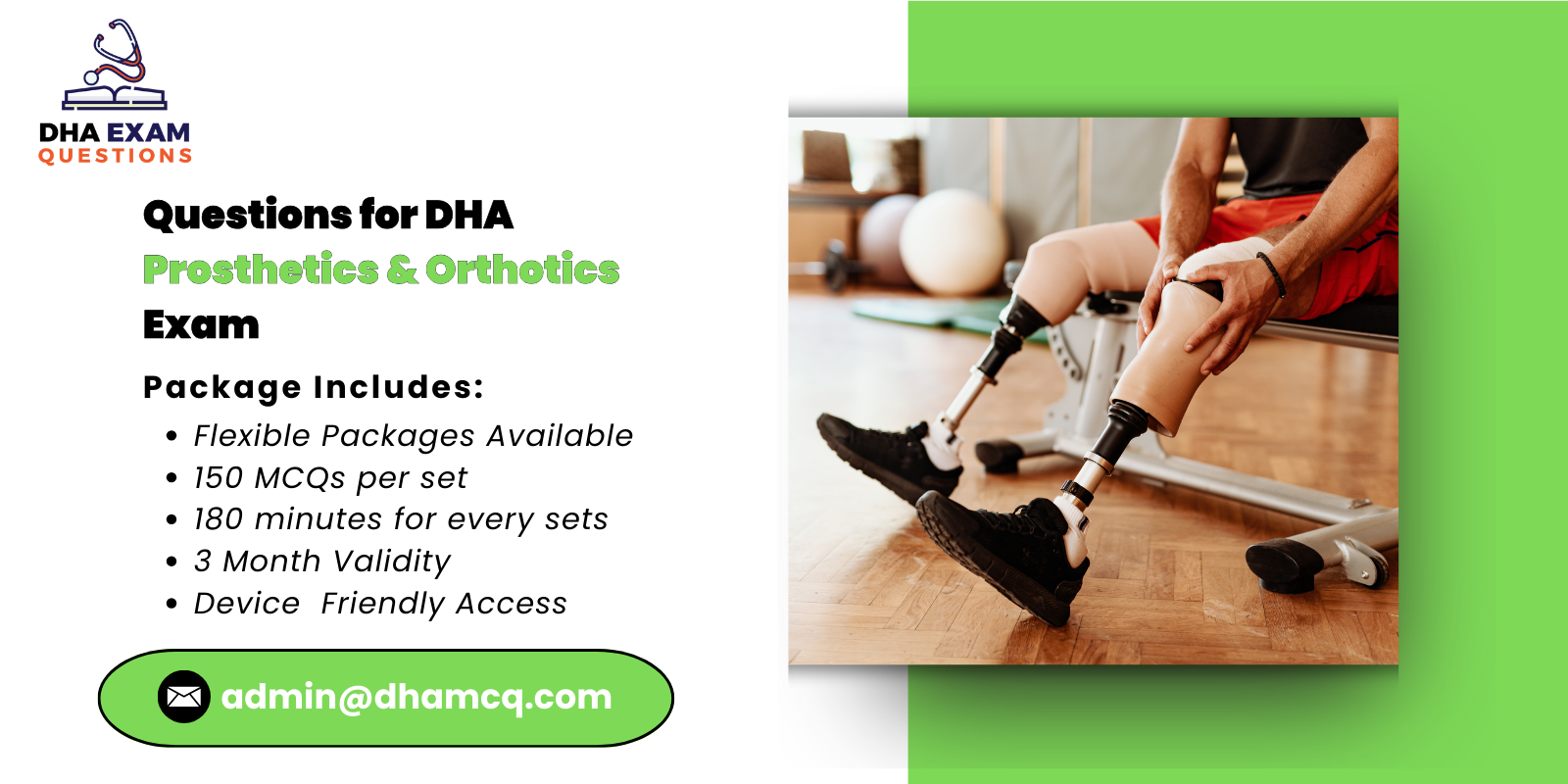 Questions for DHA Prosthetics Orthotics Exam